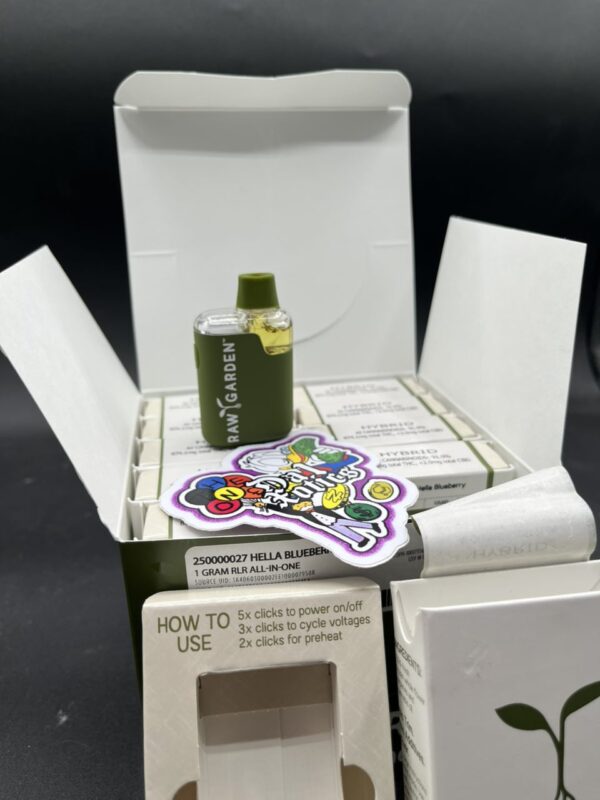 raw garden refined live resin disposable