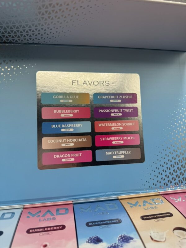 mad labs 2g disposable flavors
