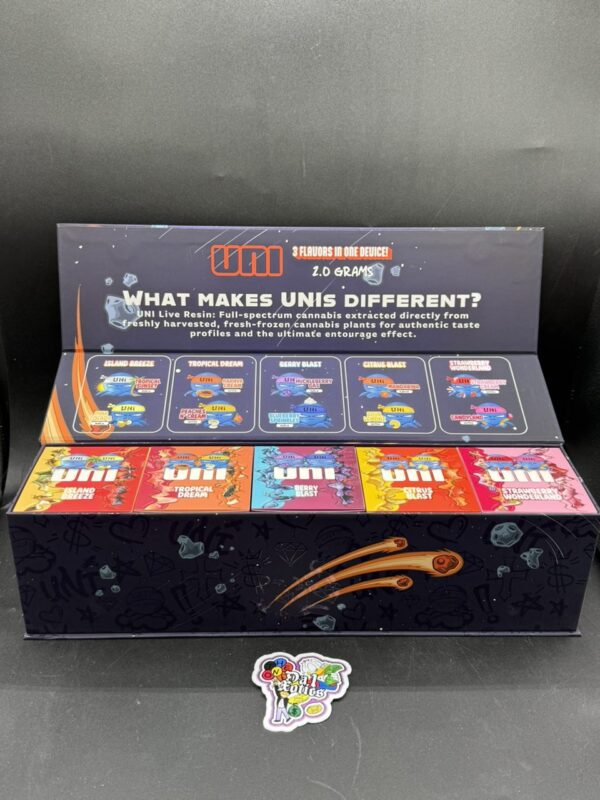 uni 3 in 1 disposable galaxy edition