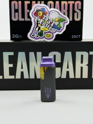 clean carts 2g disposable black edition