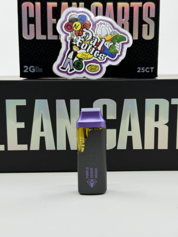 clean carts 2g disposable black edition