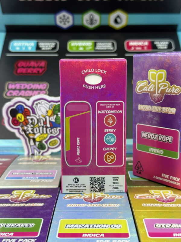 cali pure disposable 2 gram