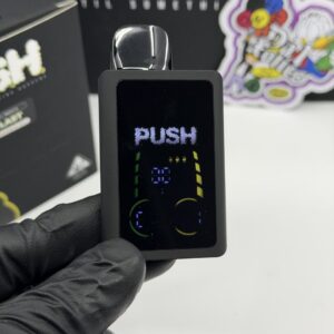 push disposable with screen