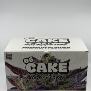 og cake hits different flower