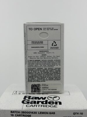 raw garden cartridge
