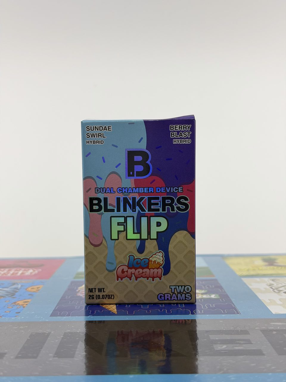 blinkers ice cream flip disposable