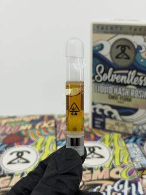 twenty two k liquid hash rosin cart