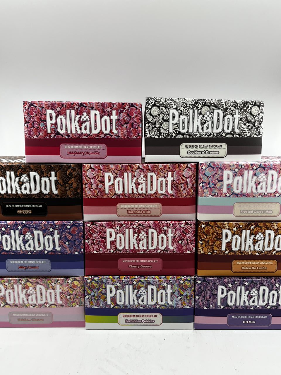 polkadot chocolate bars