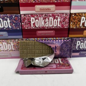 polka dot chocolate bar