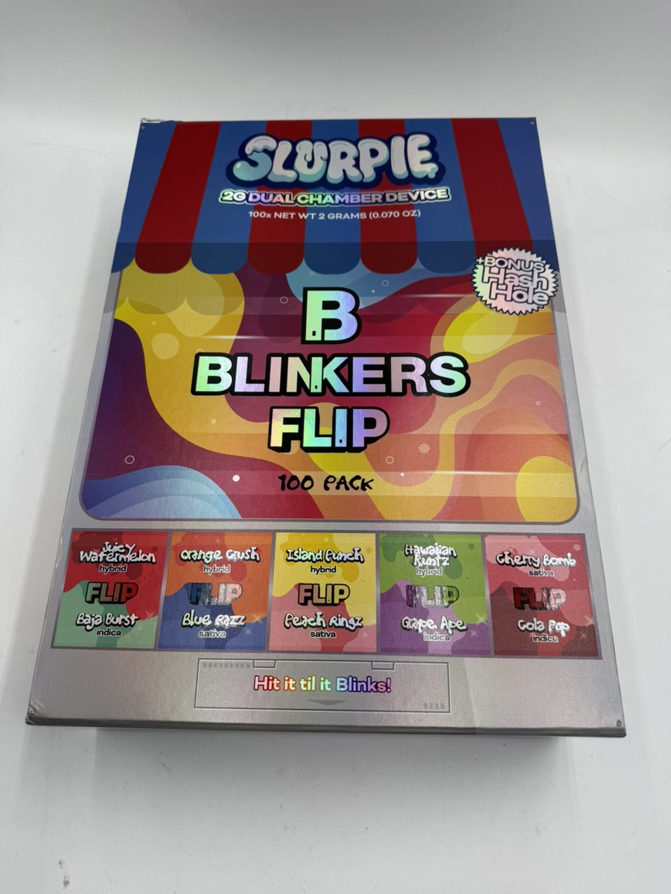 blinkers flip slurpie