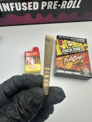 packman x partyboyz disposable + pre roll
