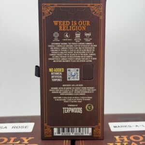 holy water x terpwoods 1g disposable