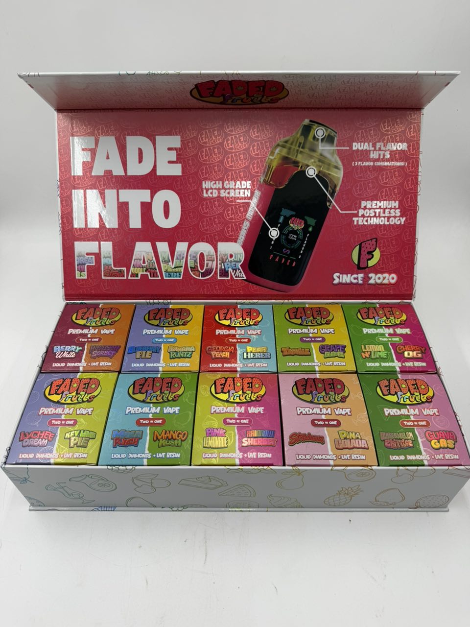 faded fruits two in one disposable