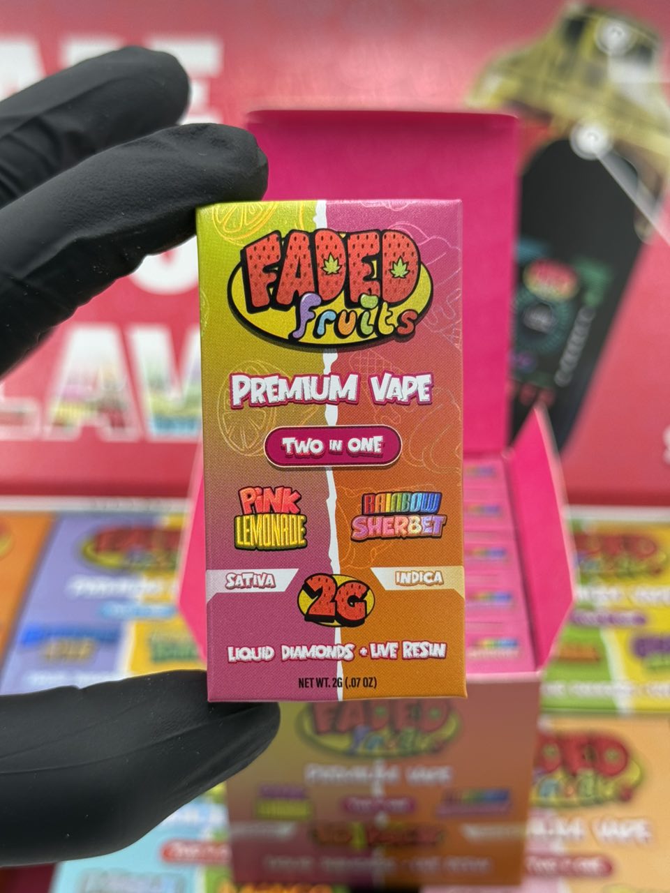 faded fruits dual disposable