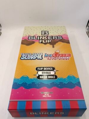blinkers flip triple snack disposable