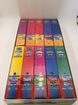 blinkers flip triple snack disposable