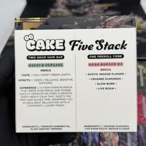 og cake 2g disposable + pre roll