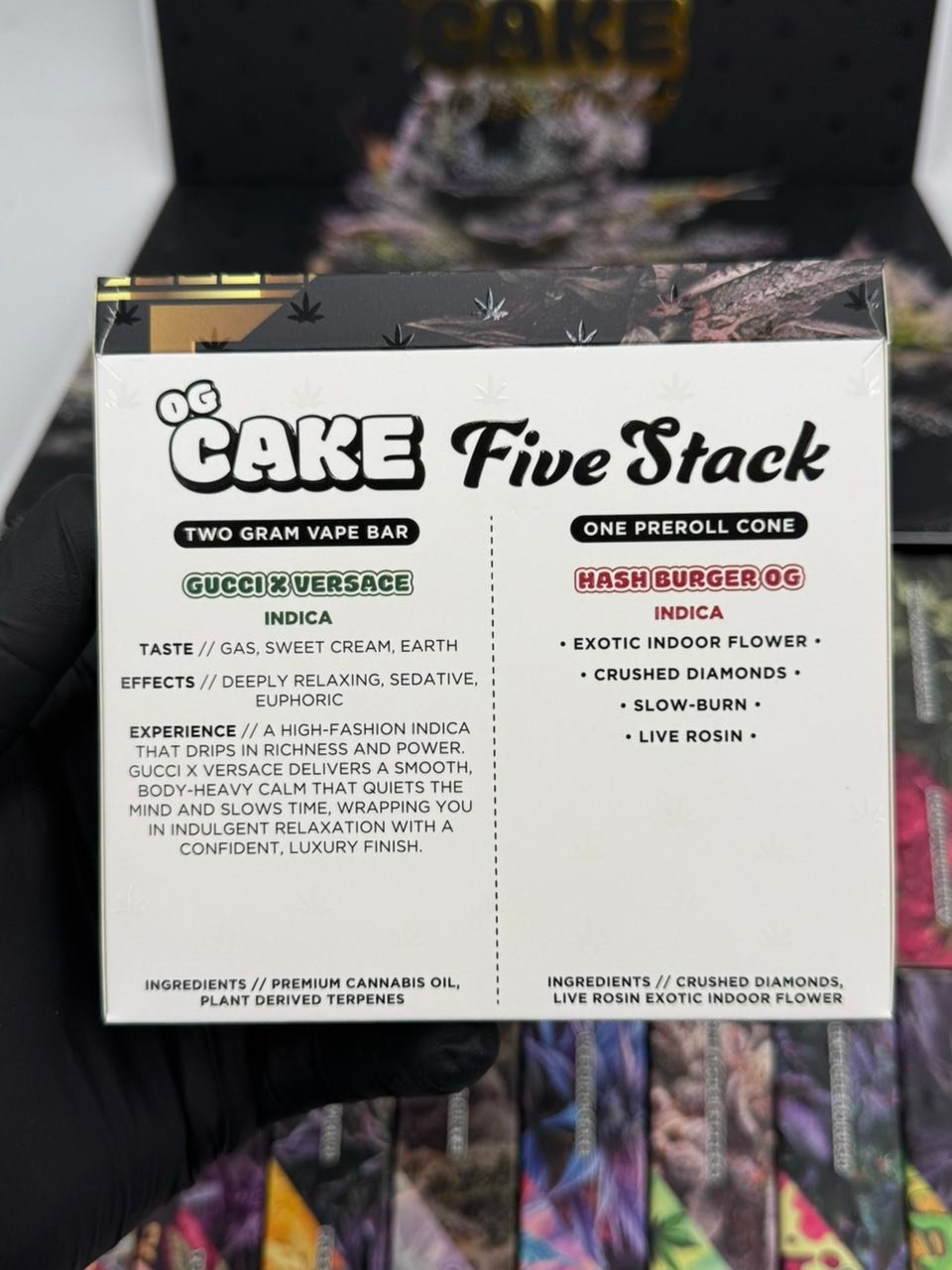 og cake 2g disposable + pre roll